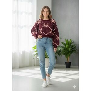 Women's Altar'd State Sweater Size Medium Long Sleeves